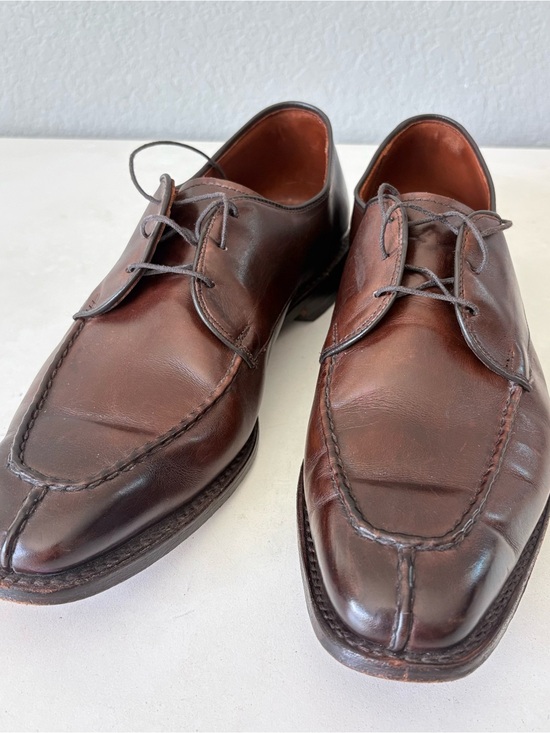 Allen Edmonds Parkway Brown Leather Split Toe Derby Dress Shoes Mens Size 10.5 D main image 11